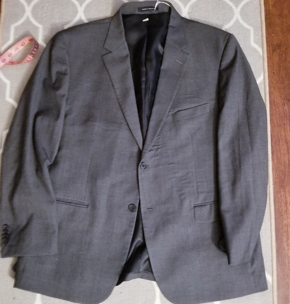 Kenneth Cole fine herringbone suit
